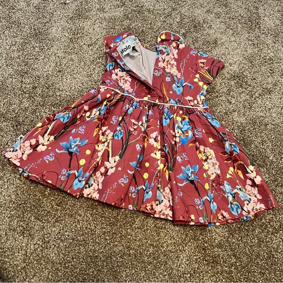 MACY’S baby girl floral print dress 6-12 Months - Picture 5 of 10